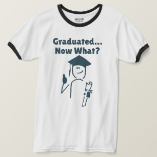 Absolvent... Was nun? Funny Abschluss T - Shirt