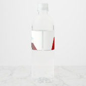 Absolvent Wasserflaschenetikett (Rückseite)