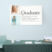 Absolvente Definition 2 Foto Modernes Schwarz und Banner (Messeveranstaltung)