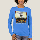 Absolventen Blau Tri-Blend Shirt (Vorderseite)