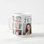 Absolventen-Foto-Collage Abschlussfeier Kaffeetasse (Vorderseite Links)