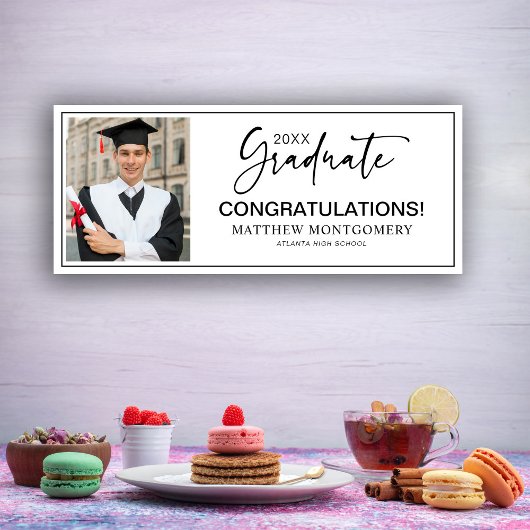 Absolventen-Gratulationsskript Foto 20XX Banner
