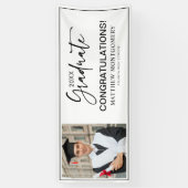 Absolventen-Gratulationsskript Foto 20XX Banner (Vertikal)