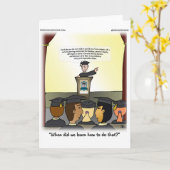 Absolventen Karte (Gelbe Blume)