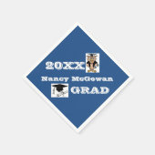 Absolventen Personalisiert Name Napkins Serviette (Ecke)