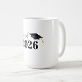 Absolventen-Tasse Kaffeetasse (VorderseiteRechts)