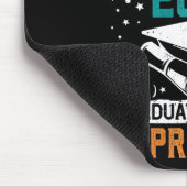 Absolventen Warnung Bachelor 2026 Abschlussfeier G Mousepad (Ecke)