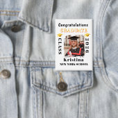 Absolventenfoto Abschluss Gratulation individuell Button (Insitu)