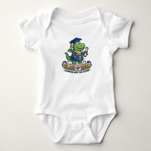ABSOLVENTENKLASSE 2026 BABY STRAMPLER (Vorderseite)
