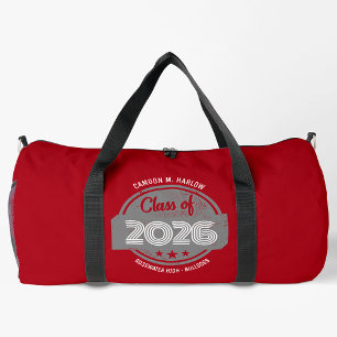 Absolventenname Klasse YY Vintage Rot Duffle Bag