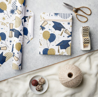 Absolventenparty Abschluss Geschenkpapier
