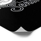 Absolventin 2026 Volleyball-Mutter High-School-Abs Poster (Ecke)