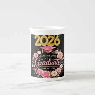 Absolventin des Jahrgangs 2026 Sie hat es geschaff Porzellantasse