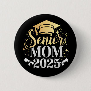 Absolventin Mama 2025 Abschluss Familie Sohn Tocht Button