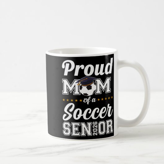 Absolventin Mutter Cl Von 2026 Fußballmutter Absch Kaffeetasse (Rechts)