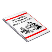 Absolventschule Notizblock (Rechte Seite)