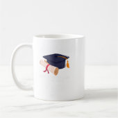 Absolviertes Leben wird leicht sein, oder lustig Kaffeetasse (Links)
