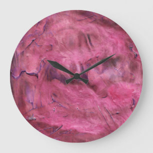 Absorbierbare rote Acryl-Abstrakt-Wanduhr Große Wanduhr