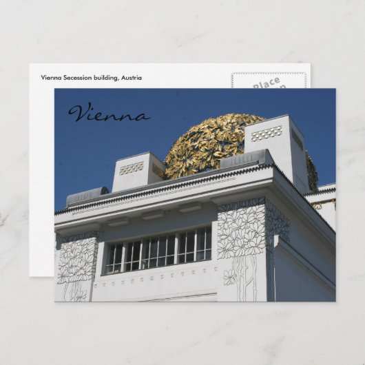 Abspaltung Wien Postkarte (Vorne/Hinten)