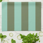 Absperrhahn- und Birnenstreifen Geschirrtuch (Gefaltet)