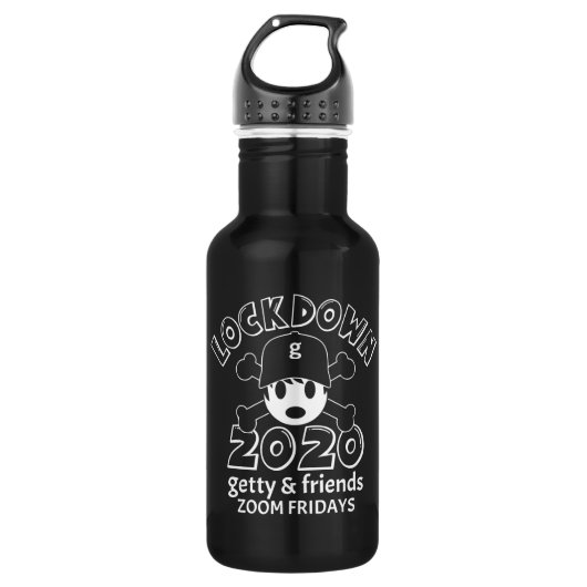 Absperrung 2020 Wasserflasche (Vorderseite)