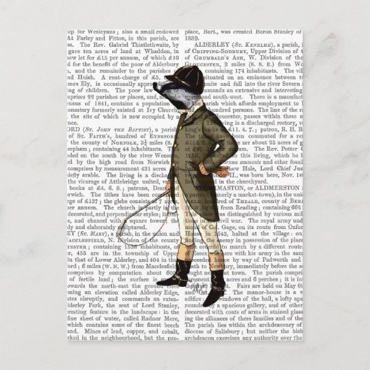 Absperrung des Riders Postkarte (Vorderseite)