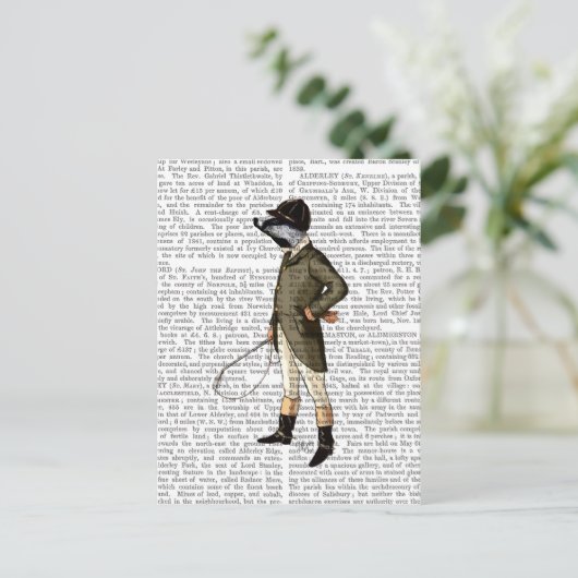 Absperrung des Riders Postkarte (Stehend Vorderseite)