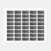 Absperrwände Etiketten (Blatt)