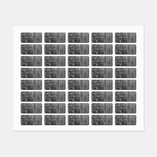 Absperrwände Etiketten (Blatt)