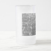 Absperrwände mattiertes Glasbier Tasse (Mittel)