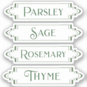 Absperrwasserdichte Pflanze-Etiketten für Gartenma Aufkleber (Vorderseite)