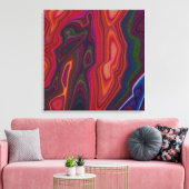 Absract Overload Leinwanddruck (Insitu (Wohnzimmer))