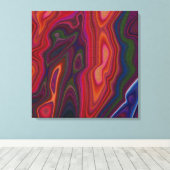 Absract Overload Leinwanddruck (Insitu (Holzboden))