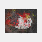 Absracter Geist des Adlers Fleecedecke (Vorderseite (Horizontal))