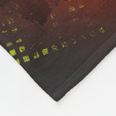 Absracter Geist des Adlers Fleecedecke (Ecke)