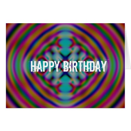 Abstact Birthday (Vorderseite (Horizontal))