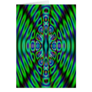 Abstact Blue and Green All Occasas