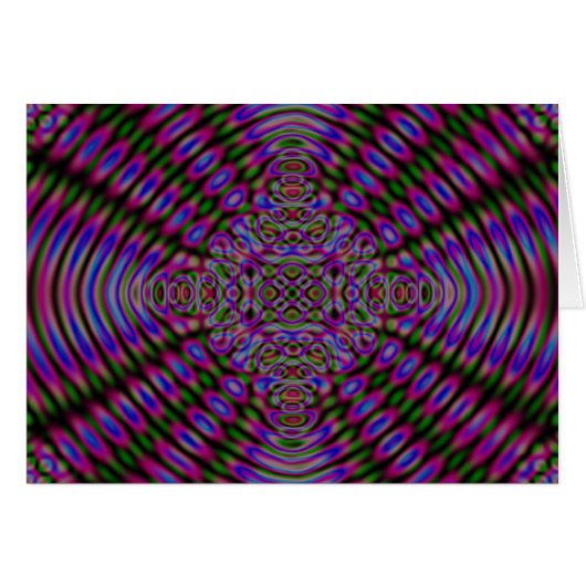 Abstact Jedes Anlasses Grußkarte (Vorderseite (Horizontal))