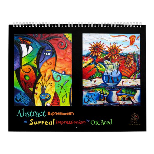 AbStacT & Surreal Art Kalender von ORAced (Titelbild)
