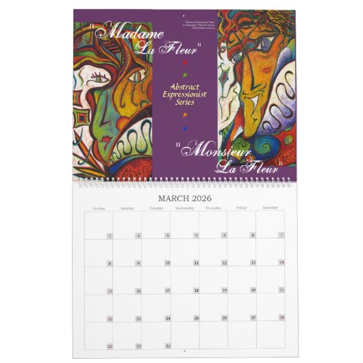 AbStacT & Surreal Art Kalender von ORAced (Mär 2026)