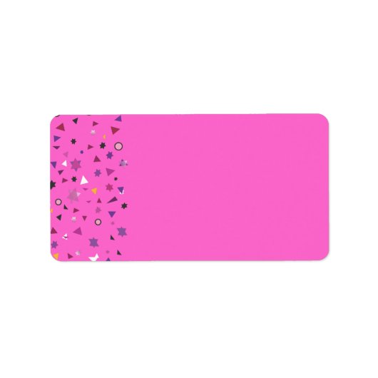 Abstact Tree of Life Bat Mitzvah Einladung Adressaufkleber (Vorne)