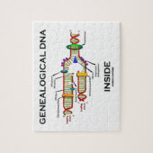 Abstammungs-DNS-Innere (Genealogist-Haltung) Puzzle (Vertikal)