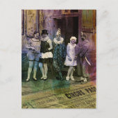 Abstand am Zirkus Postkarte (Vorderseite)