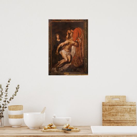 Abstandsszene Poster (Küche)