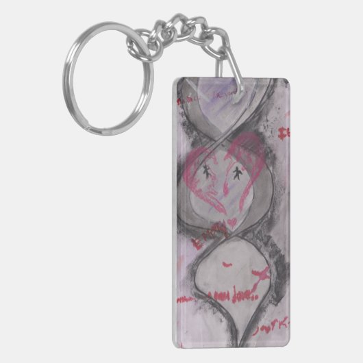 absteigender Schlüsselanhänger (Vorderseite links)