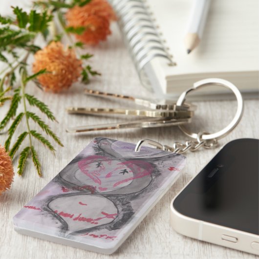 absteigender Schlüsselanhänger (Vorderseite rechts)