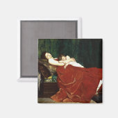 Abstempeln von Mutter- und Kind-Retro-Look Magnet (Vorderseite/Rückseite)