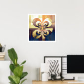 Abstfraktal 7 poster (Heimbüro)