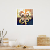 Abstfraktal 7 poster (Küche)