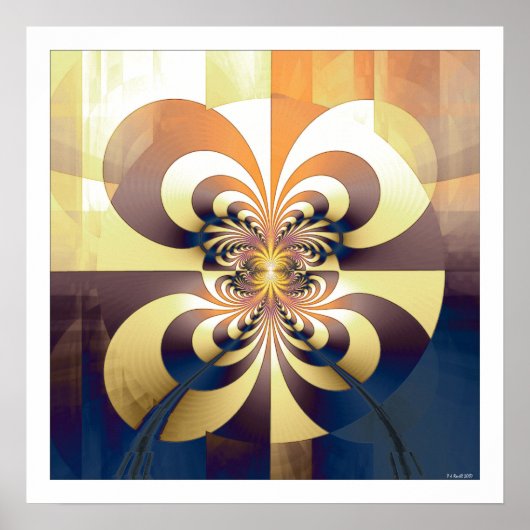 Abstfraktal 7 poster (Vorne)